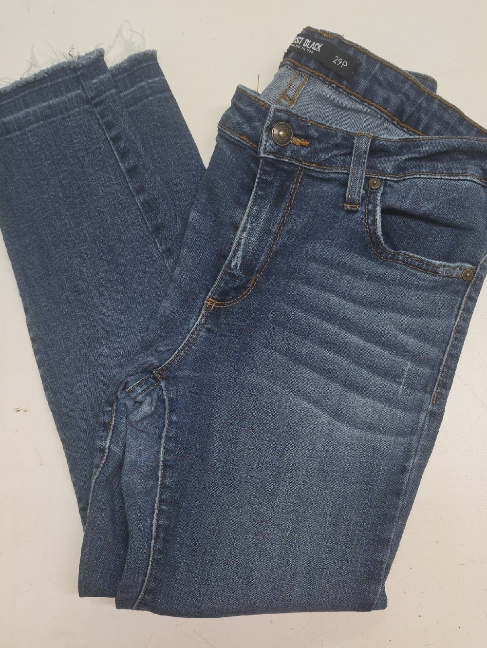 Just Black Skinny Jeans in Dark Blue Wash